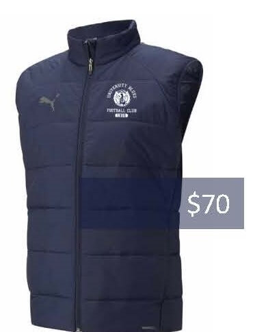 Coaches Puffer Vest – University Blues Football Club